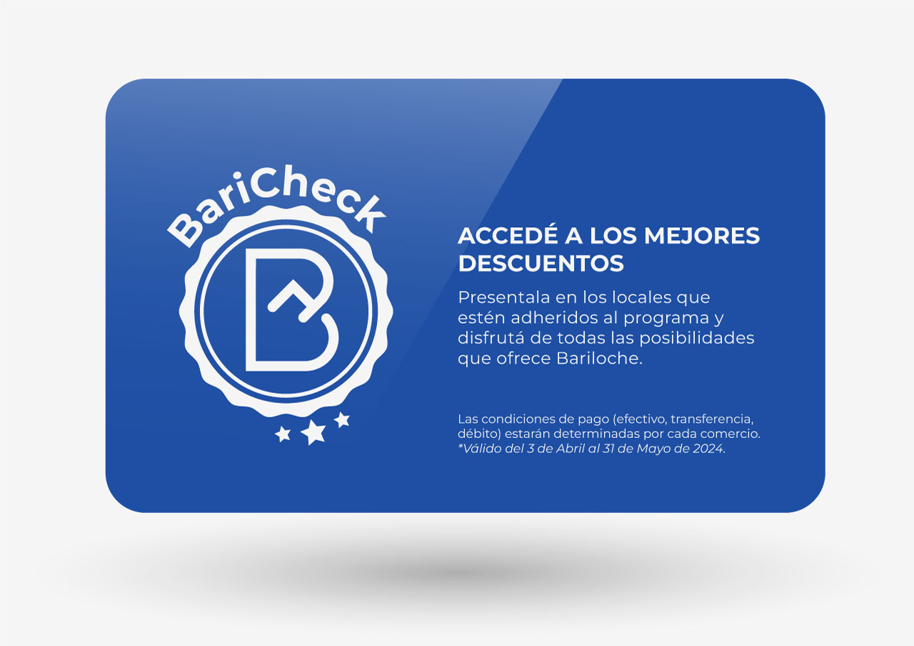 BariCheck - Descuentos especiales en Bariloche